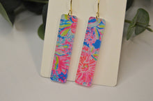 Load image into Gallery viewer, The Adorned Fox - Preppy Earrings, Colorful Bar Earrings, Summer Earrings
