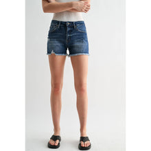 Load image into Gallery viewer, Mica Denim - HIGH-RISE SHORTS RAW HEM