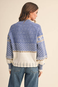 Nordic Sweater - Blue
