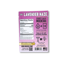 Load image into Gallery viewer, Noble Mick's - Craft Beverage Company - The Lavender Haze Single Serve Mocktail