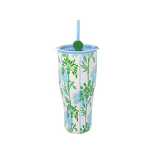 Load image into Gallery viewer, Lilly Pulitzer by Lifeguard Press - Stainless Steel Tumbler with Straw, Swayin in the Breeze
