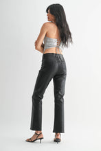 Load image into Gallery viewer, JUST BLACK DENIM - BP459J-C - COATED BLK - Slim Cropped Bootcut