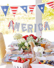 Load image into Gallery viewer, My Mind’s Eye - HAM1204 - America Ticking Fabric Puffy Banner