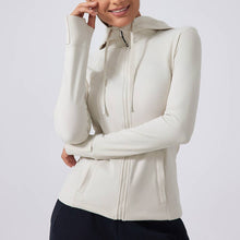 Load image into Gallery viewer, Sodalemon - Women Full Zipper Drawstring Hat Side Pocket Sport Jacket