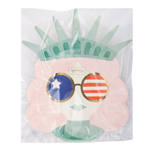 Load image into Gallery viewer, My Mind’s Eye - LAD1041 - Lady Liberty Sunnies Shaped Paper Plate