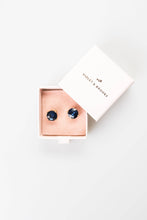 Load image into Gallery viewer, Violet &amp; Brooks - Casey Round Crystal Post Earrings
