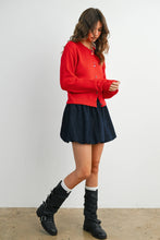Load image into Gallery viewer, BUTTERMELON - Long Sleeve Buttoned Cropped Cardigan - BMC7906