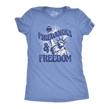 Load image into Gallery viewer, Fireworks And Freedom Women's T Shirt
