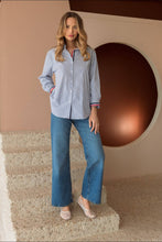 Load image into Gallery viewer, Jasmine Cotton Pinstripe Shirt