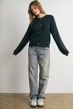 Load image into Gallery viewer, BUTTERMELON - Long Sleeve Buttoned Cropped Cardigan - BMC7906