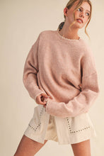 Load image into Gallery viewer, Contrast Scallop Knit Sweater