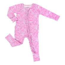 Load image into Gallery viewer, Lovely in Lace Baby Girl Bamboo Pajamas