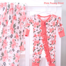Load image into Gallery viewer, Pretty in peony Baby Girl Bamboo Pajamas
