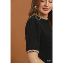 Load image into Gallery viewer, STYLE USA - NEW Puff Sleeve Knit Sweater Top