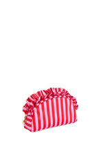 Load image into Gallery viewer, Shiraleah - STRIPE RUFFLE SMALL ZIP POUCH