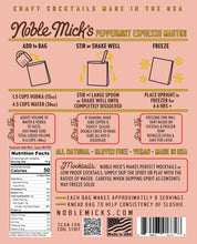 Load image into Gallery viewer, Noble Mick's - Craft Beverage Company - Peppermint Espresso Martini Frozen Cocktail