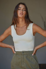 Load image into Gallery viewer, By Together - S1187N | Double Layered Seamless Top: Cream / ML
