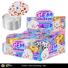 Load image into Gallery viewer, Mystery Gem Filled Squishy Dumpling Toy