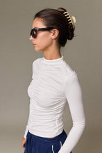 Load image into Gallery viewer, Ruched Mock Neck Top