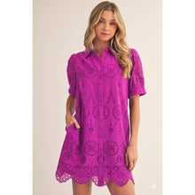 Load image into Gallery viewer, STYLE USA - NEW Eyelet Dress