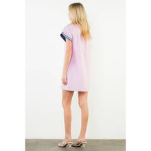 Load image into Gallery viewer, Short Sleeve Striped Textured Dress