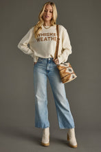 Load image into Gallery viewer, Ivory Whiskey Weather Sweater