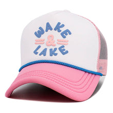 Load image into Gallery viewer, Wake &amp; Lake Mesh Back Trucker Hat