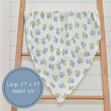 Load image into Gallery viewer, You Had Me At Hydrangea Baby Swaddle Blanket