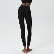 Load image into Gallery viewer, Sodalemon - Women Wave Design Yoga Sport Solid Color Fitness Leggings