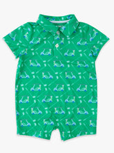 Load image into Gallery viewer, Baby Boys Golf Course Cruiser Performance Polo Romper