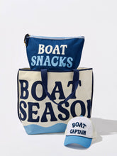 Load image into Gallery viewer, "BOAT SEASON" TOTE,IVORY
