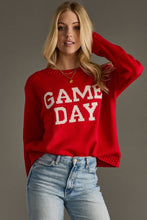 Load image into Gallery viewer, Red Game Day Sweater