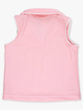 Load image into Gallery viewer, Girls Pink Sleeveless Polo Active Top
