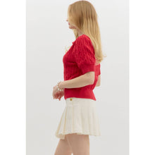 Load image into Gallery viewer, STYLE USA - Solid sweater cable knit top