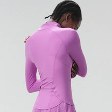 Load image into Gallery viewer, Sodalemon - Women High-Neck Waist-Shaping Yoga Running Workout Jacket