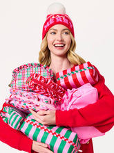 Load image into Gallery viewer, Shiraleah - STRIPE RUFFLE SMALL ZIP POUCH