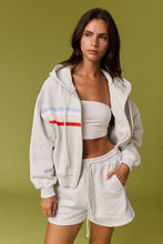 Load image into Gallery viewer, Sloane Stripe Detail Zip-Front Hoodie Set