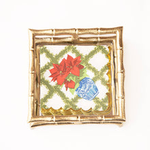 Load image into Gallery viewer, 8 Oak Lane - Poinsettia Garland Paper Beverage Napkins, 16-Pack
