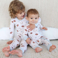 Load image into Gallery viewer, Tiny Touchdowns Convertible Zip Romper | Neutral
