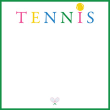 Load image into Gallery viewer, 8.5x8.5 Tennis Slab Notepad