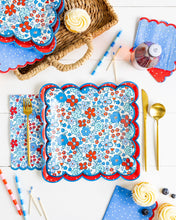 Load image into Gallery viewer, My Mind’s Eye - FLA1140 - Floral Americana 9" Plate