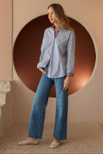 Load image into Gallery viewer, Jasmine Cotton Pinstripe Shirt