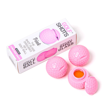 Load image into Gallery viewer, Sport Shots - Pink Golf Shots® - Golf Ball Shaped Shot Glass