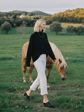 Load image into Gallery viewer, Vervet by Flying Monkey - Crop Straight White Jeans T7292WH