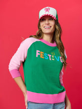 Load image into Gallery viewer, Festive Lightweight Boxy Sweater