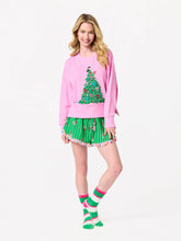 Load image into Gallery viewer, Shiraleah - ASST/8 CHRISTMAS TREE LADY RELAXED SWEATSHIRTS, PINK