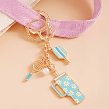 Load image into Gallery viewer, Pickleball Tumbler Keychain Bag Charm