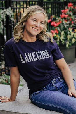 Lakegirl - Navy Simply Lakegirl Tee