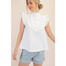 Load image into Gallery viewer, STYLE USA - Sleeveless Ruffle Top