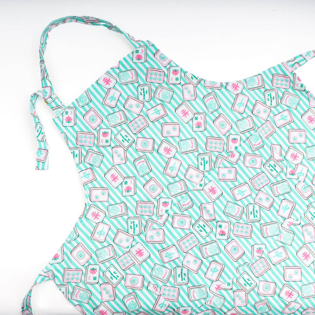 8 Oak Lane - Mahjong Stripe Apron